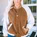 Color-S-Snap Down Raglan Sleeve Jacket-Fancey Boutique
