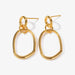 Color-One Size-18K Gold-Plated Dangle Earrings-Fancey Boutique