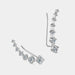 Color-1.9 Carat Moissanite 925 Sterling Silver Earrings-Fancey Boutique