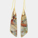Color-One Size-Handmade Natural Stone Dangle Earrings-Fancey Boutique