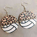 Color-One Size-Round Shape Wooden Dangle Earrings-Fancey Boutique