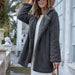 Color-Long Sleeve Teddy Coat with Pockets-Fancey Boutique